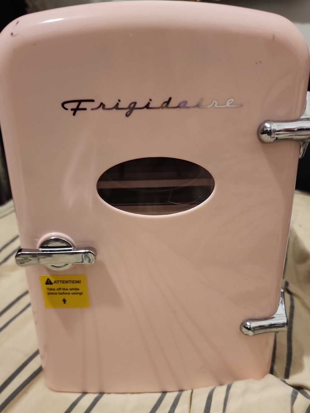 Frigidaire Pink Mini Refrigerator - Retro Design